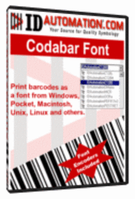 IDAutomation Codabar Font Advantage screenshot